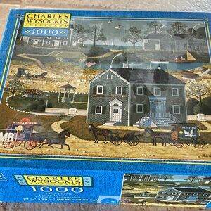 Charles Wysocki Americana Puzzle - Blue